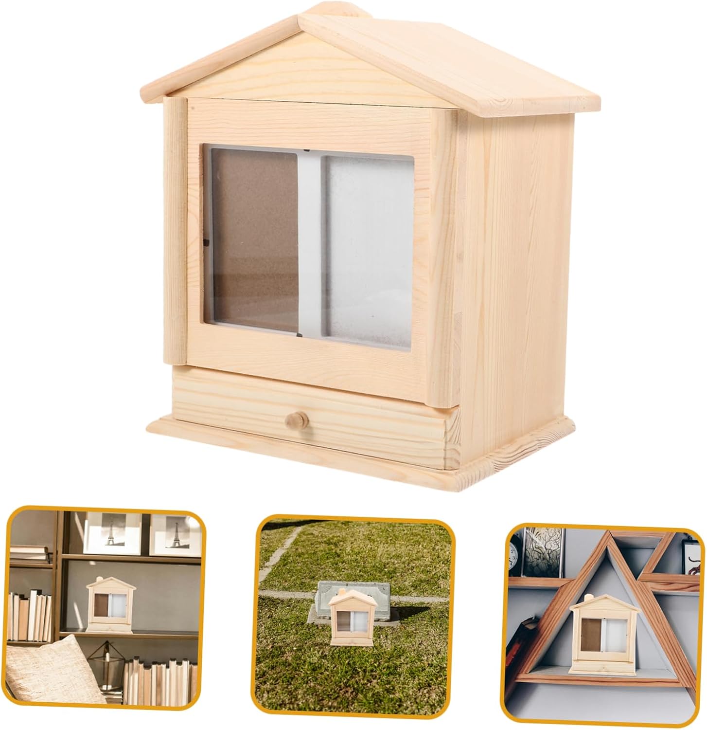 Totority Wooden Pet Urn for Ashes Memorial Keepsake Box Elegant Design for Pet Commemoration Lightweight Ash Container for Preserving Cherished Memories
