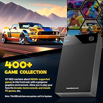 Amazon | Kinhank (キンハンク) 12TB HDD レトロゲーミングハード
