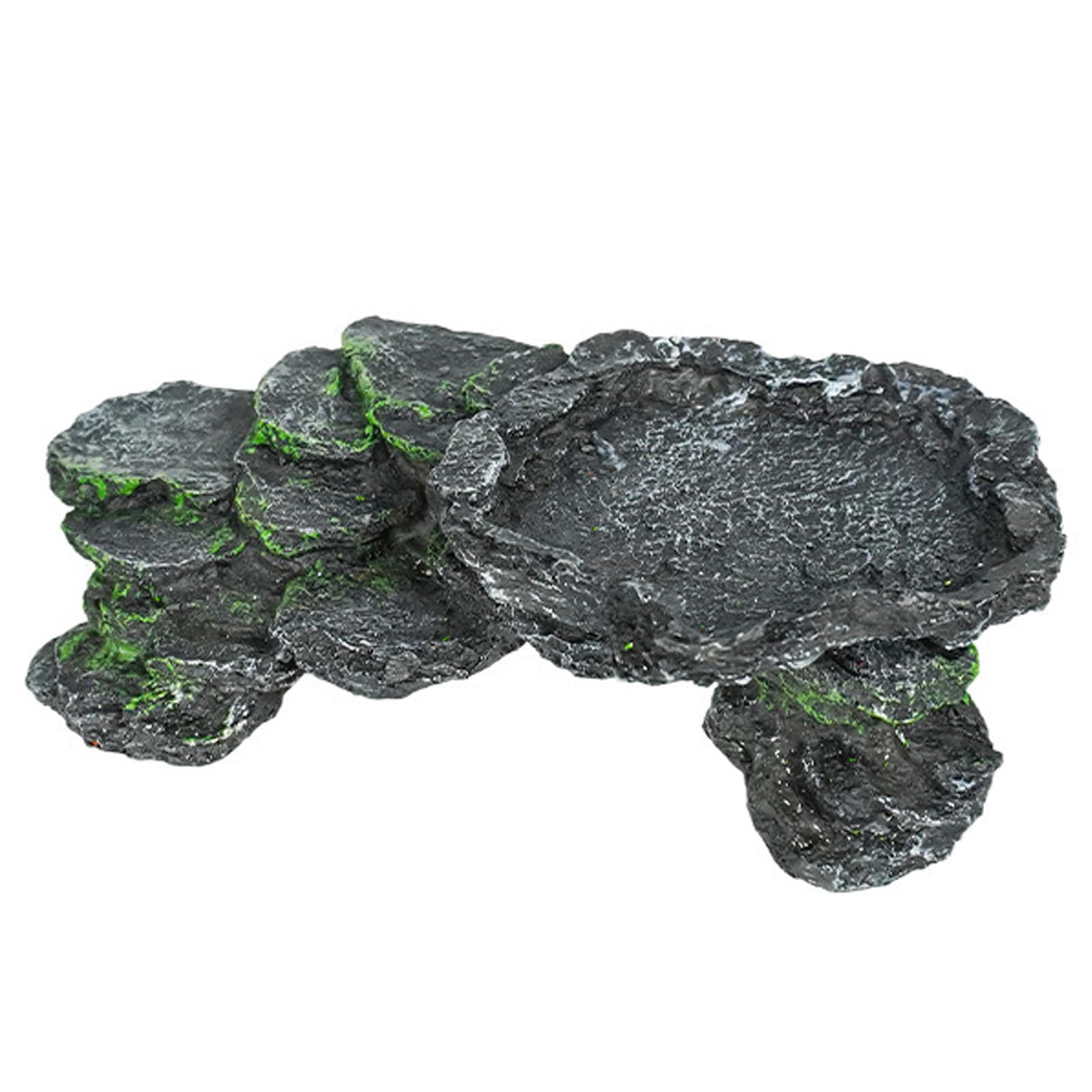 Piattaforma per prendere il sole, decorazione per acquario, ornamento paesaggistico, riparo per rettili, grotta per pesci gamberetti