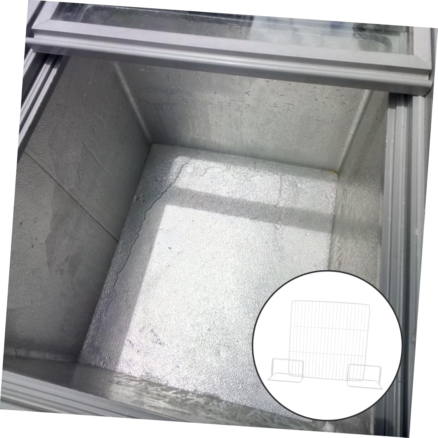 Space-saving Fridge Mesh Divider for Optimal Food Separation Refrigerator Shelf Organizer for Ice and More Versatile Storage for Supermarkets and Homes