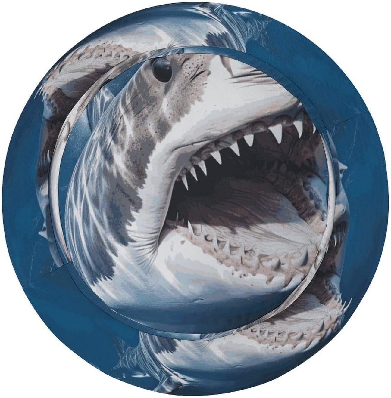 Great White Shark Opens Mouth Bucket Hat Packable Sun Hats Travel Summer Beach Fisherman Cap for Women Men Teens