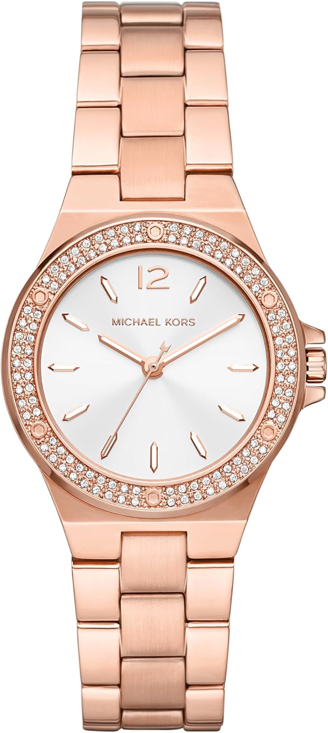 Michael Kors Lennox Women’s Watch, Stainless Steel Watch for Women with Steel or Silicone Band
