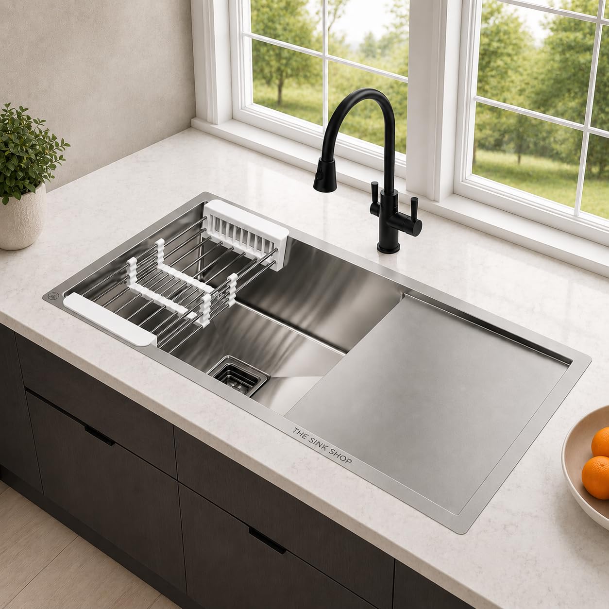 Stainless Steel Double Bowl Kitchen Sink - THE SINK SHOP -21