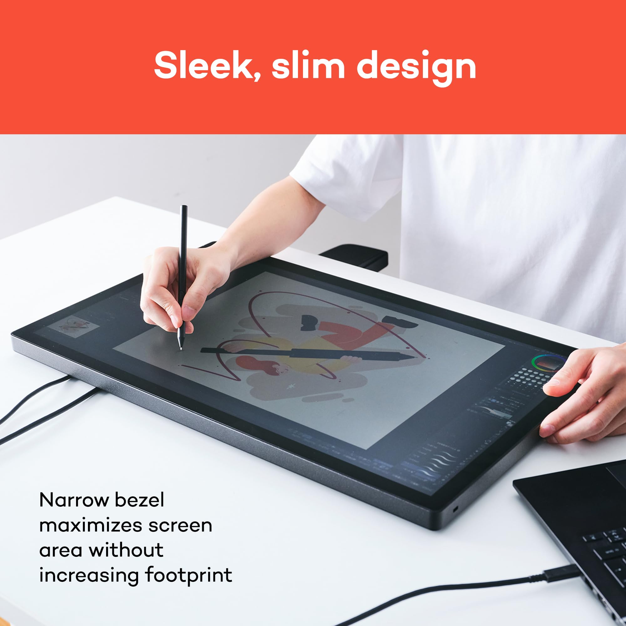 Amazon | Wacom Cintiq 24 タッチ描画タブレット スクリーン付き 23.8