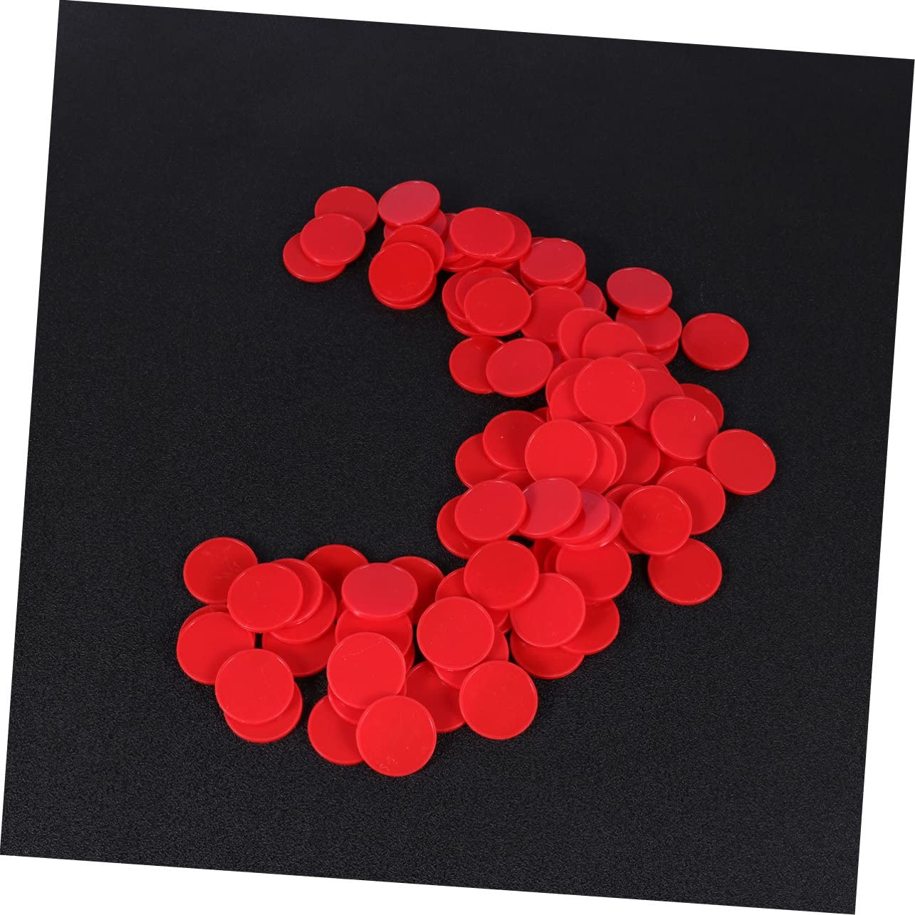 Abaodam Complete Set of Bingo Chips 200pcs Round Game Tokens Counting Chips for Boys and Girls Math Teaching Tools