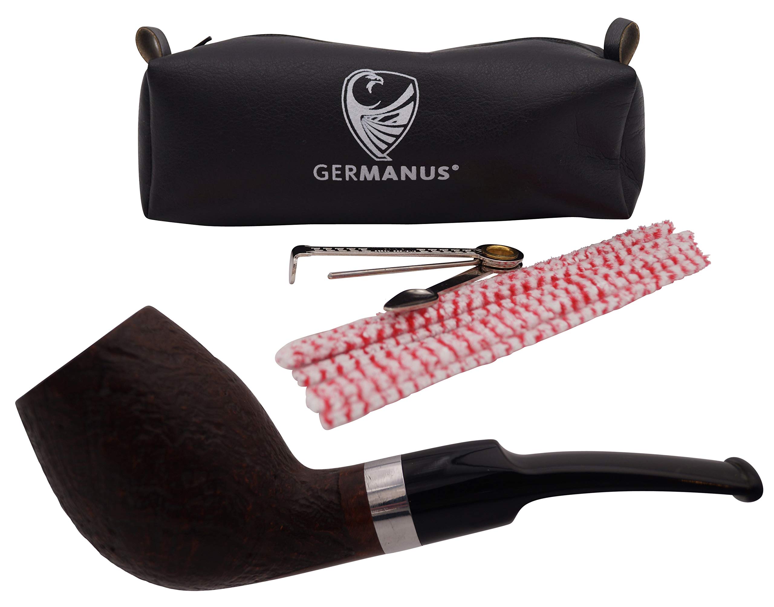 GERMANUS Fajka - ANSE - 10088-2 - Made in Italy - wygięta