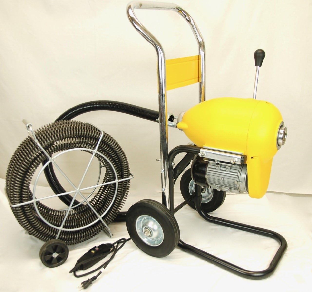 BLUEROCK Tools SDS200B 1.5HP 2" - 8" Sectional Pipe Drain Cleaning Machine Snake Cleaner