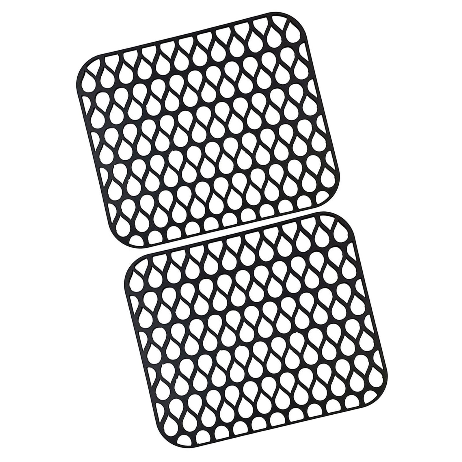 2 Piece Silicone Sink Liner Mat for Kitchen Countertop and Dishwashing Area Kitchen Counter Defender