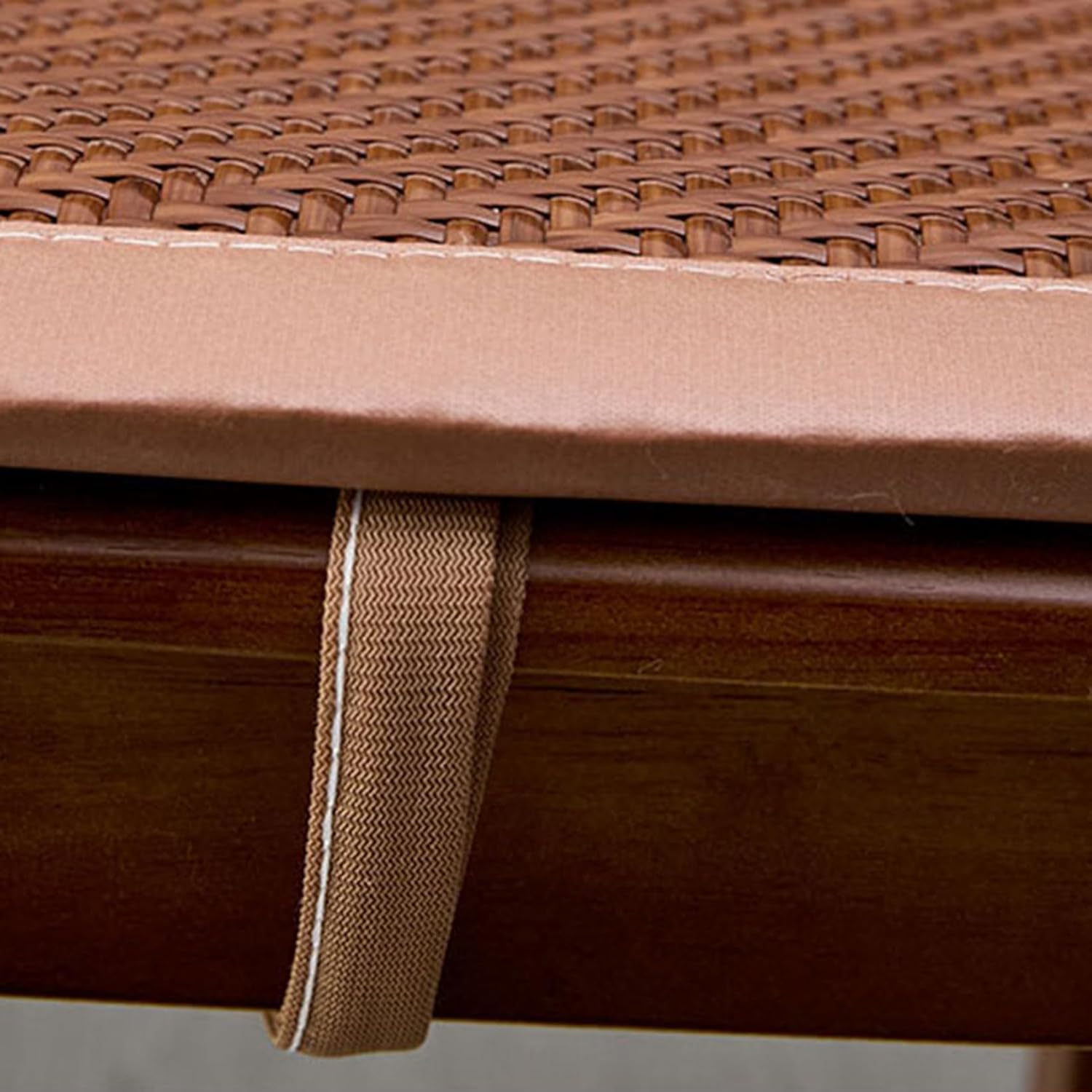 [KUZQIM] ベンチシートクッション ベンチシート 椅子 ロング 滑り止め 座布団 夏用 コーヒー色 涼しい 40*150cm