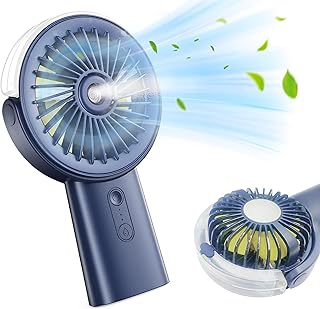 oolong Portable Handheld Misting Fan,Rechargeable Power Bank Mister Fan,90° Adjustable Small Mister Fan,Personal Cooling W...