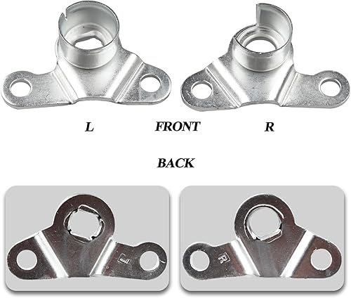 Miniatura 6 de Kit de bisagra para portón trasero con buje compatible con Nissan Frontier 2005-2021, reemplazo de bisagra de puerta trasera montada en la cama