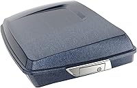 Vista 246 de Harley Tour Pack, equipaje desmontable Razor Tour Pack Maleta para Harley Touring Street Glide, Electra Glide, Road King, Road Glide Special Azul