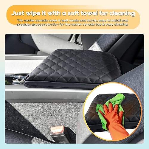 Miniatura 4 de LFOTPP Funda para reposabrazos XC60 2025 para XC60 (2018-2025), cubierta de consola central para 2018-2022 2023 2024 2025 XC60, funda interior para