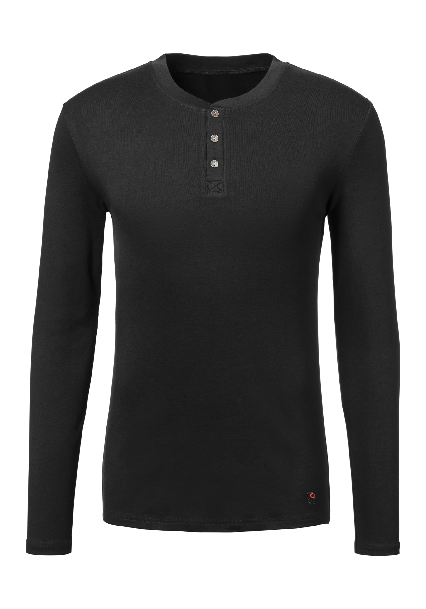 s.Oliver Men's Long-Sleeved Shirt, Black, L