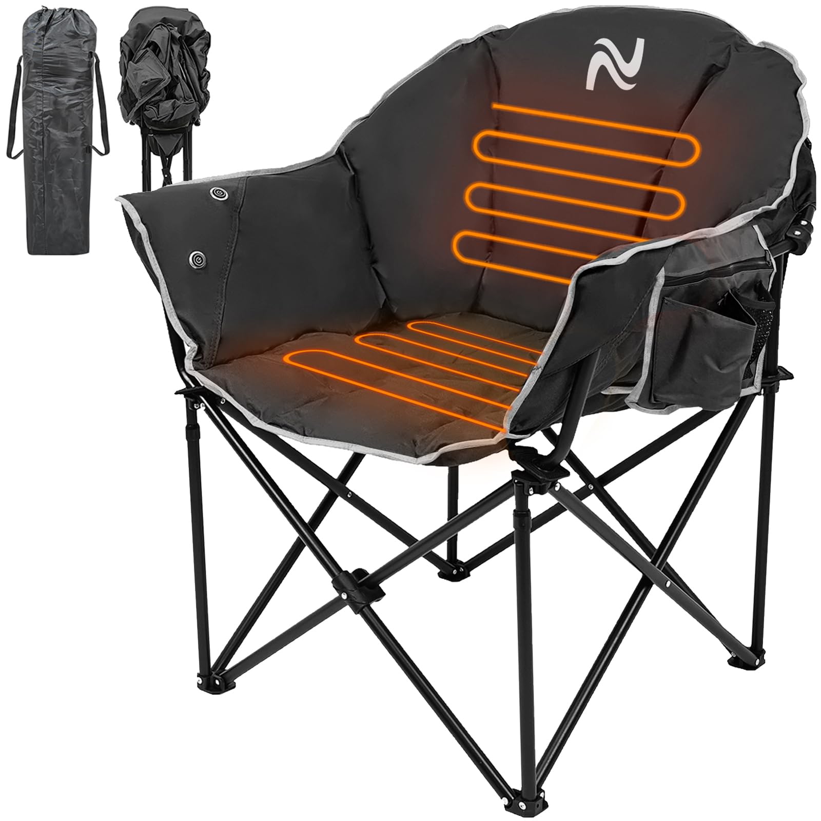 Oversized Heated Camping Chair