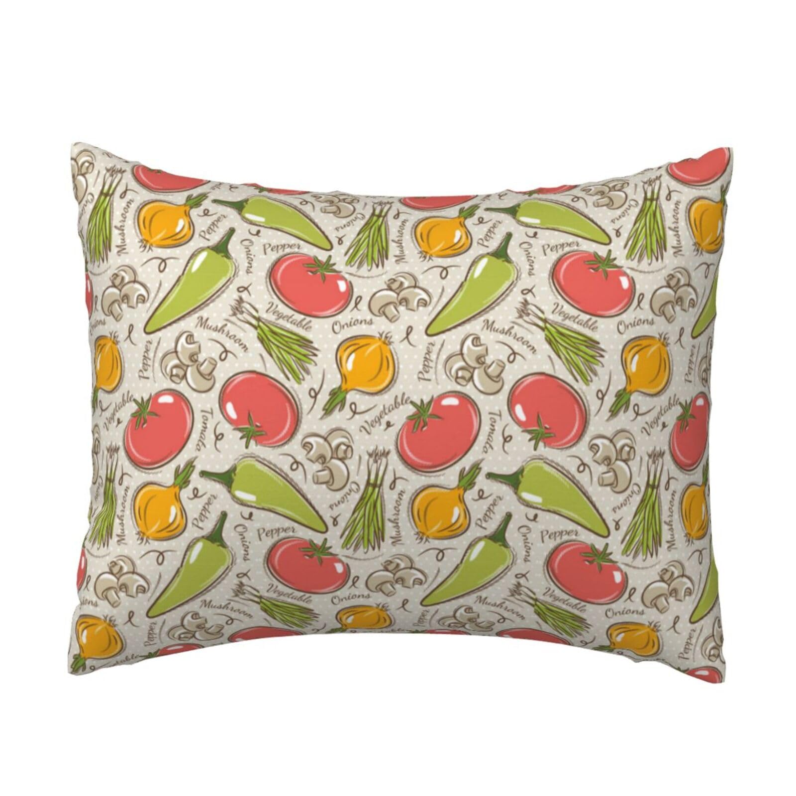 YFSGDLBN Vegetable Fruit printed Pillow Case 20x26in decorative Cushion Cover pillowcase