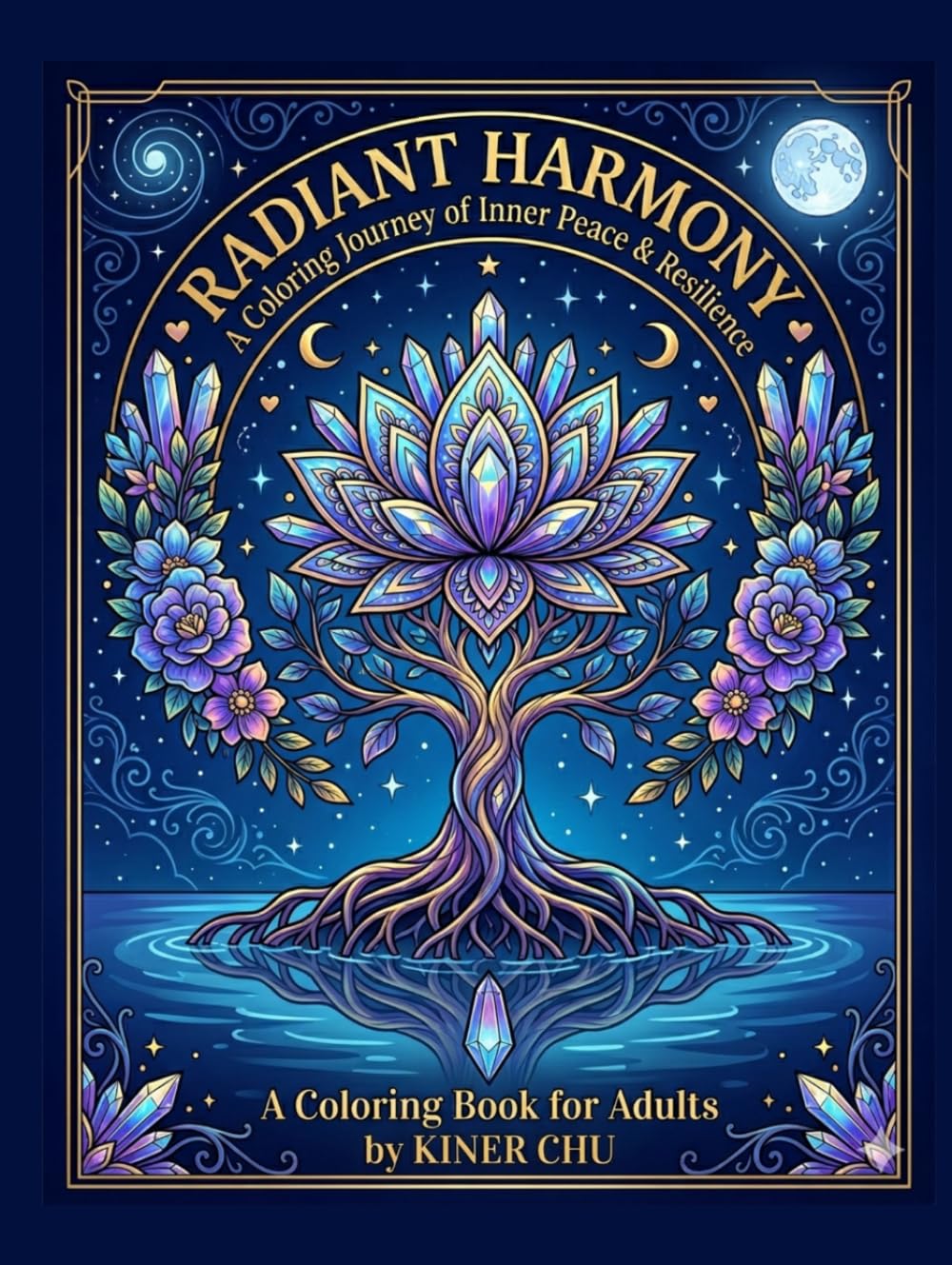 Radiant Harmony: A Coloring Journey of Inner Peace & Resilience: 38 Intricate Designs with Mindfulness Journaling for Stress Relief