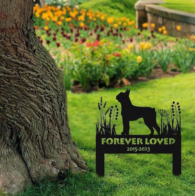 Personalized Cavalier King Charles Spaniel Memorial Stake – Pet Grave Marker with Metal Stake – Dog Loss Garden Tribute (Cavalier King Charles Spaniel Memorial Stake)