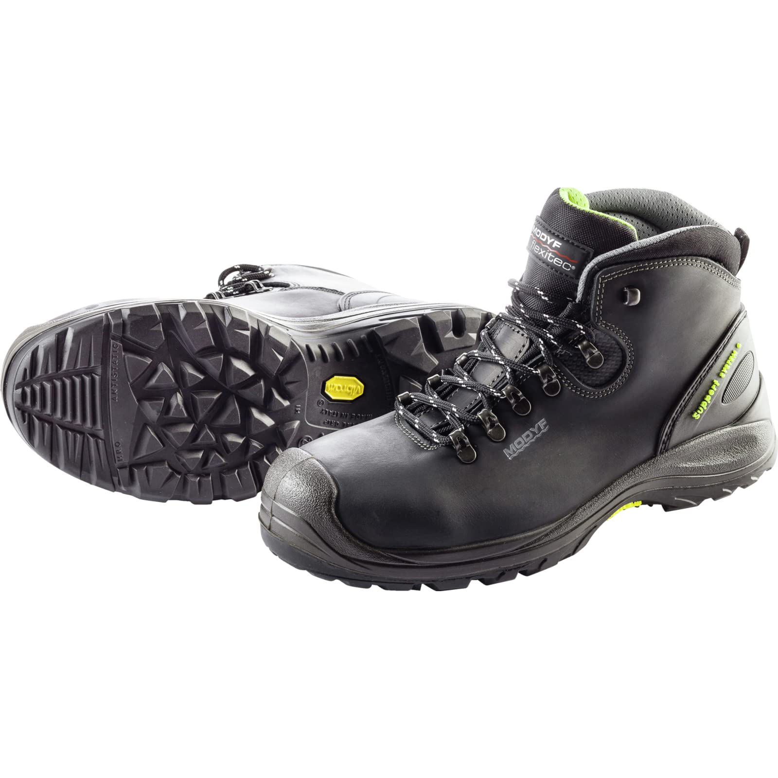 WÜRTH MODYF Sicherheitsstiefel S3 HRO SRC Arcori Plus Flexitec in schwarz - Arbeitsschuhe für Herren - mit Metallelementen & wasserabweisend - in den Größen 38-48