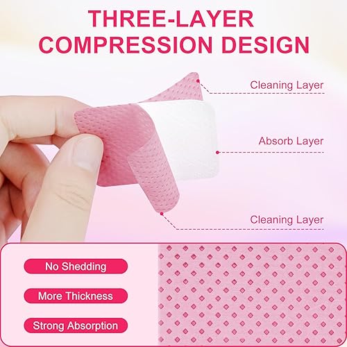 Miniatura 4 de NXJ INFILILA Toallitas de uñas sin pelusas, 1080 toallitas de uñas para uñas de gel, sin pelusas, almohadillas de limpieza de uñas de tela no