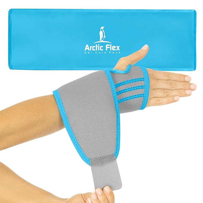 Buy Arctic Flex Wrist Ice Pack Refreezable Gel Compression Support