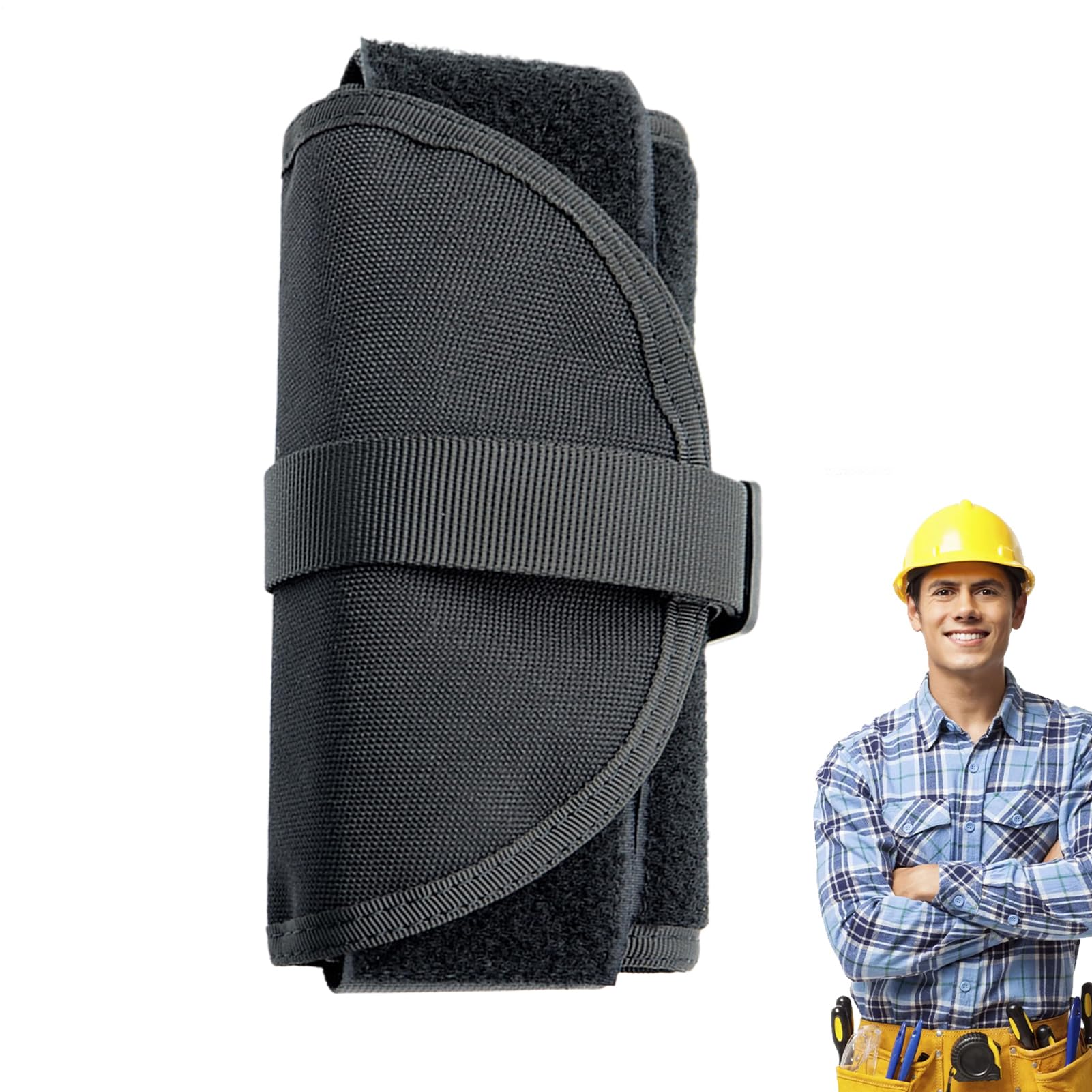 Bolsa de herramientas enrollable y estuche compacto para hombres y papás manitas