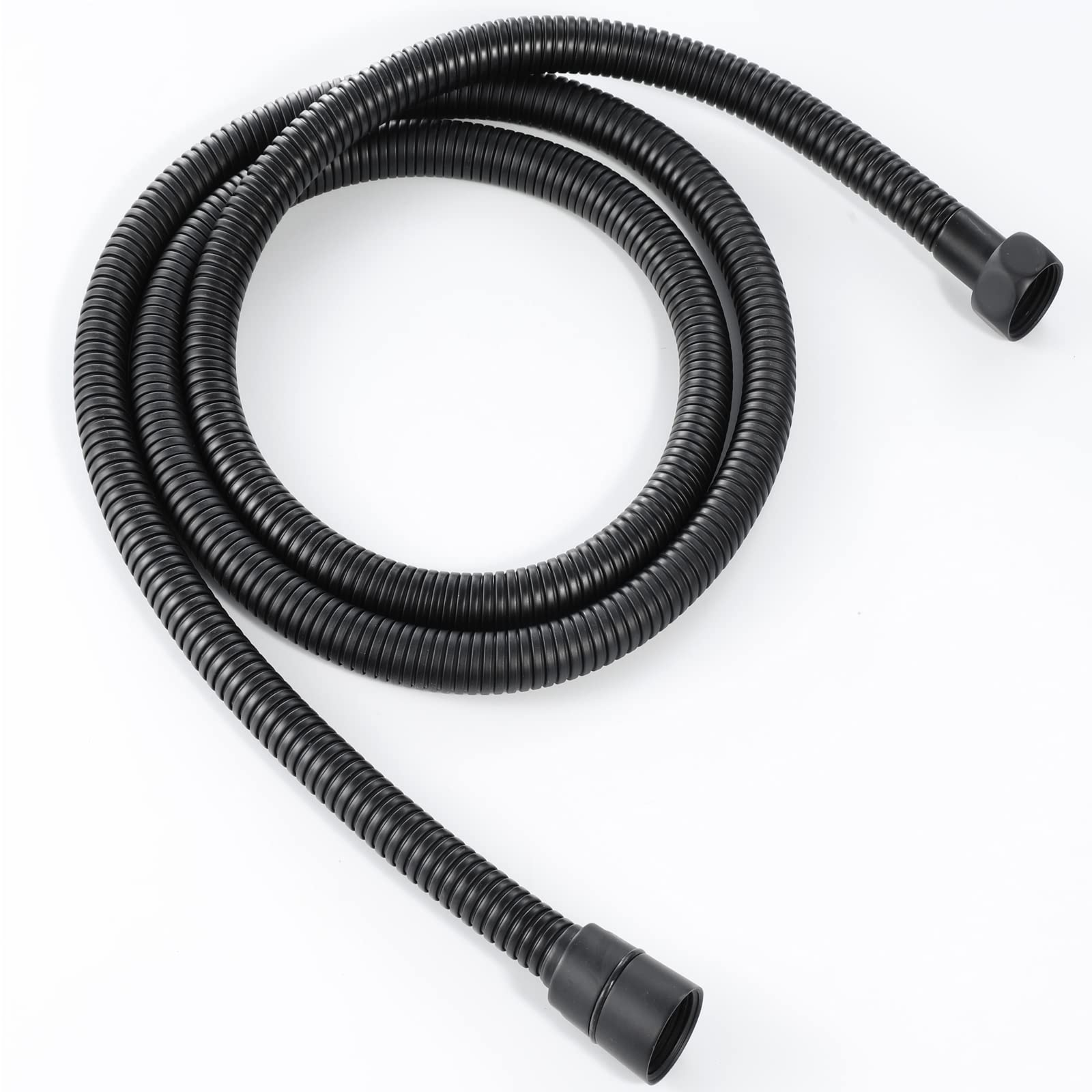 Soffioni Doccia Palmari, Soffione Doccia Ad Alta Pressione A 3 Posizioni con Tubo Flessibile in Acciaio Inossidabile da 59 Pollici, Soffione Doccia Rimovibile in ABS con Staffa,Nero