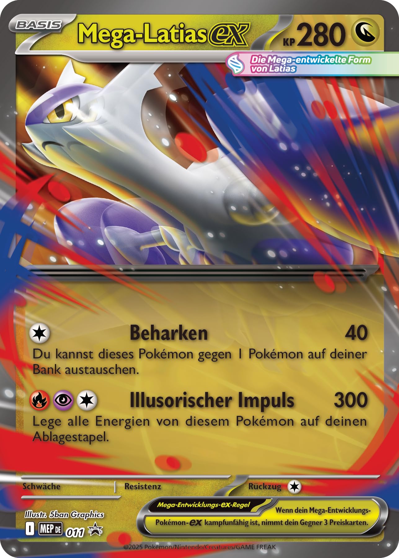 Pokémon TCG Mega Evolution Mega Latias ex box
