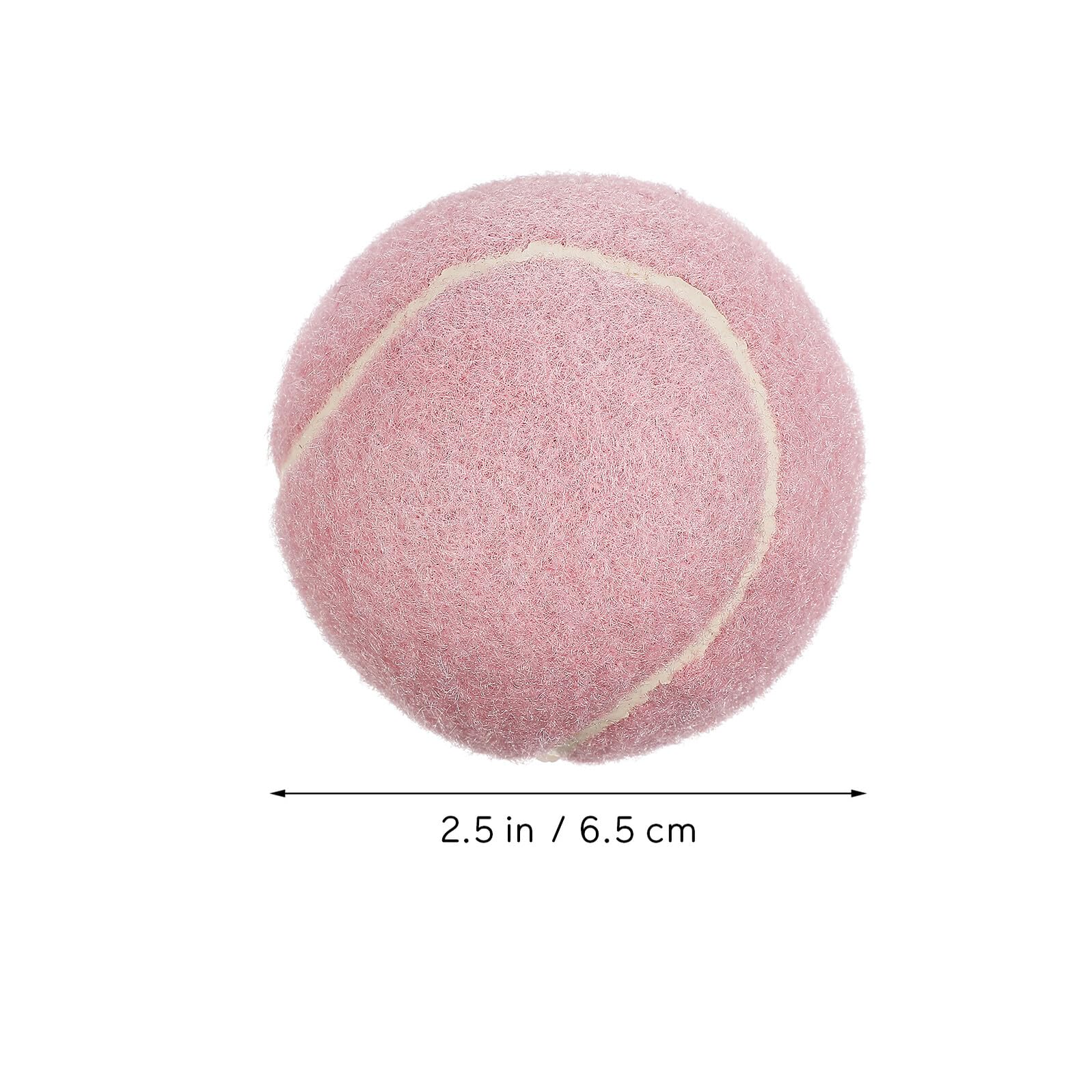 FRCOLOR 12 Bunte Welpen Tennisbälle aus Robustem Gummi mit Netzbeutel Hundetrainingsspielzeug für Apportieren und Fangspiel Schonend für Zähne und Zahnfleisch für Kleine und Große Hunde
