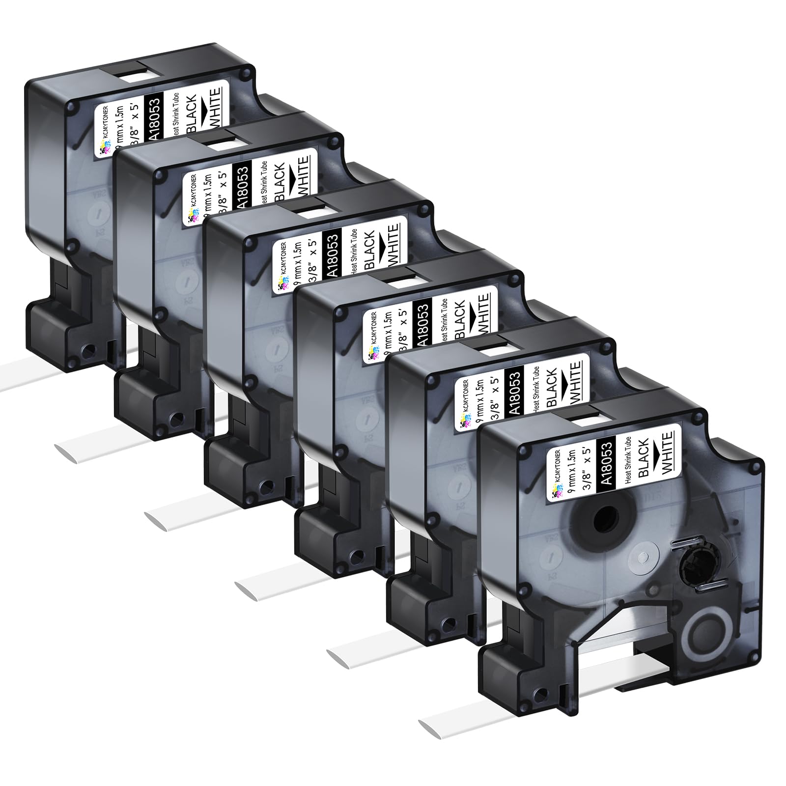 Amazon.com: KCMYTONER 6 Pack Compatible for DYMO Rhino 18053 9mm 3