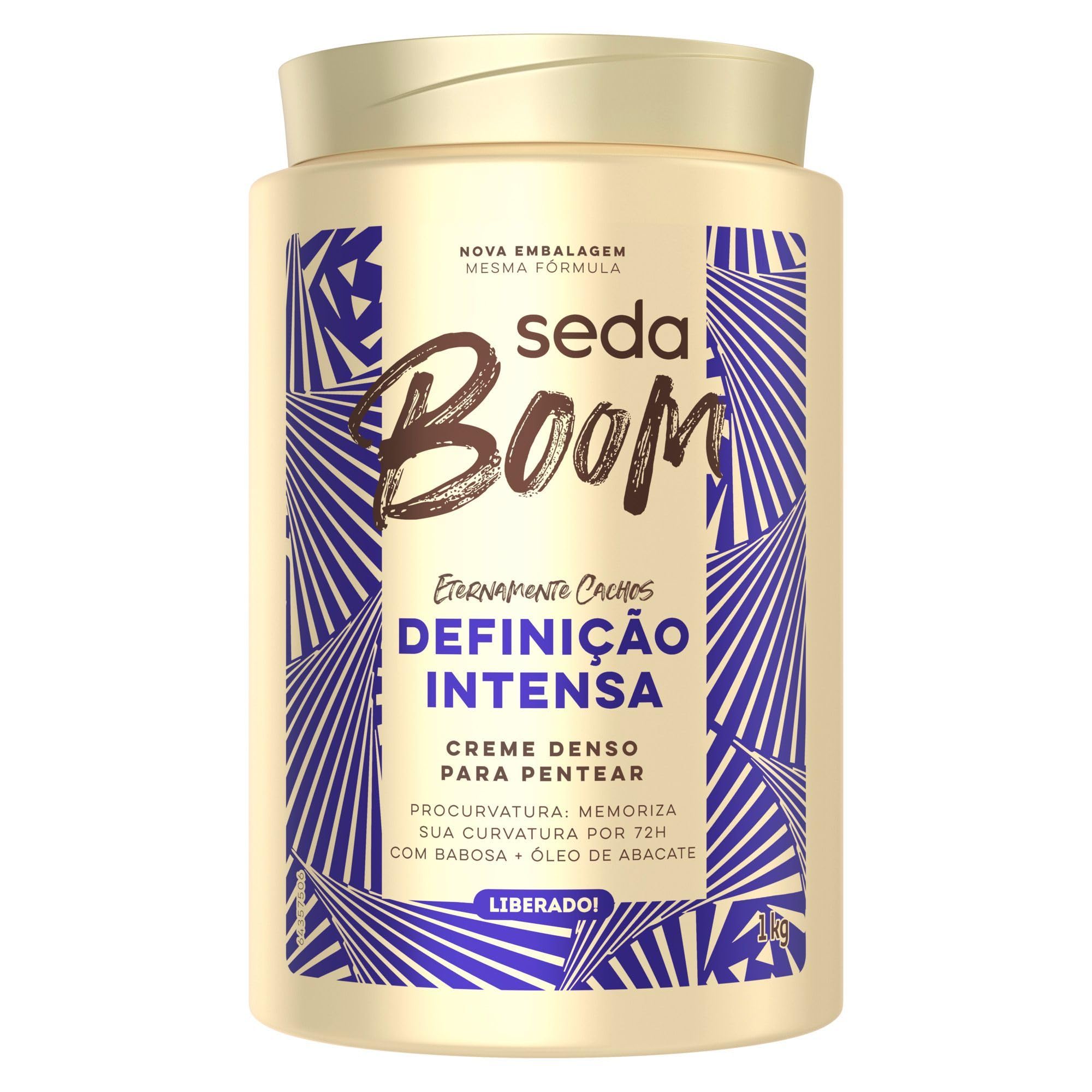 Creme para Pentear Seda Boom Definição Intensa em pote de 1kg