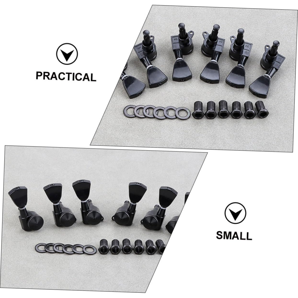 UPKOCH Metall-gitarrenwirbel Gitarren-stimmwirbel Kleiner Gitarrenwirbel Gitarren-stimmwerkzeuge Instrumenten-gitarrenwirbel Folk-gitarrenwirbel Tuning Pegs Gitarre Pegs Akustikgitarren