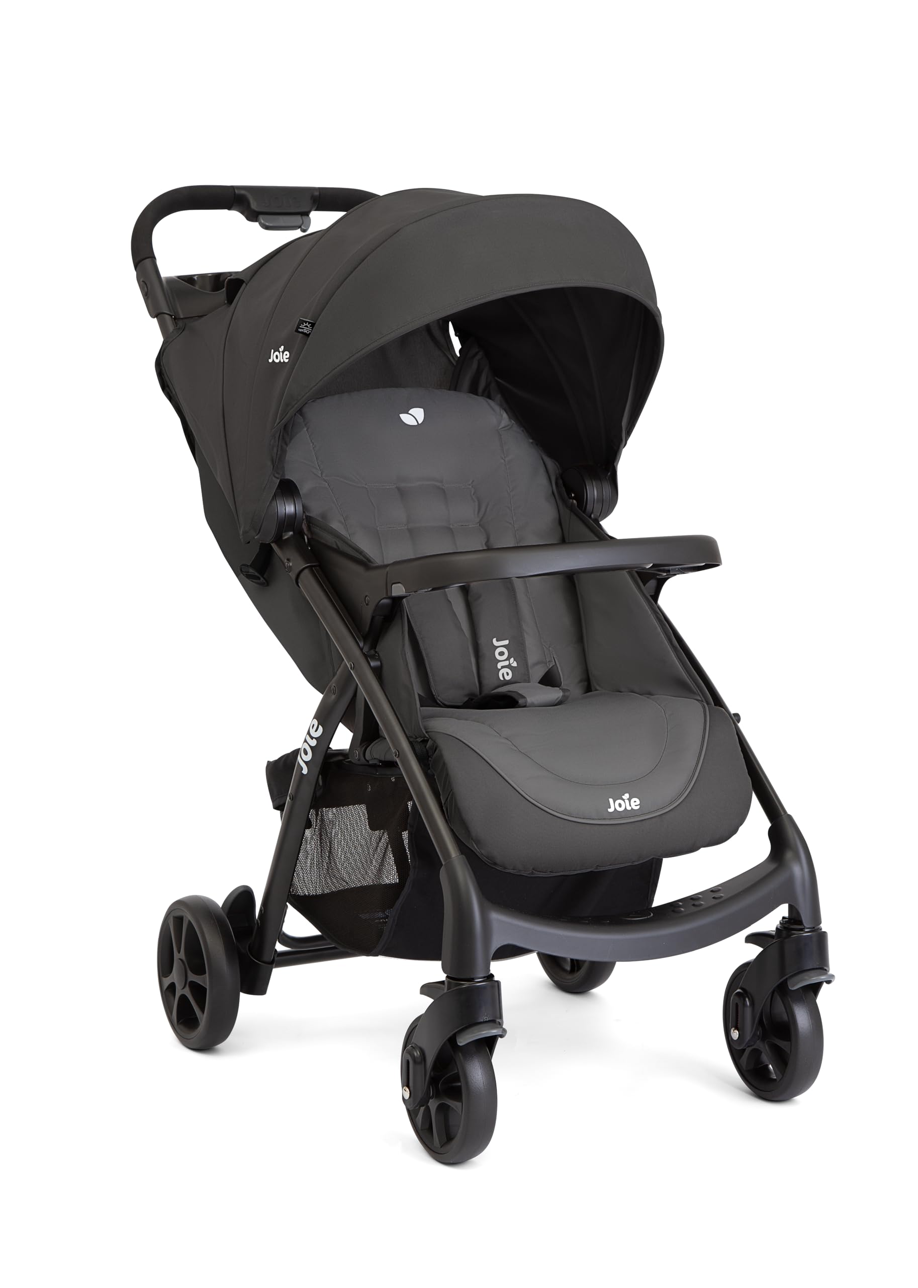 Joie Muze Full Featured Baby Stroller - Compact Fold Baby Pram with 5-Point Harness, Travel System Compatible, Lie-Flat Recline and Suitable for Birth to 22kg or 4 Years