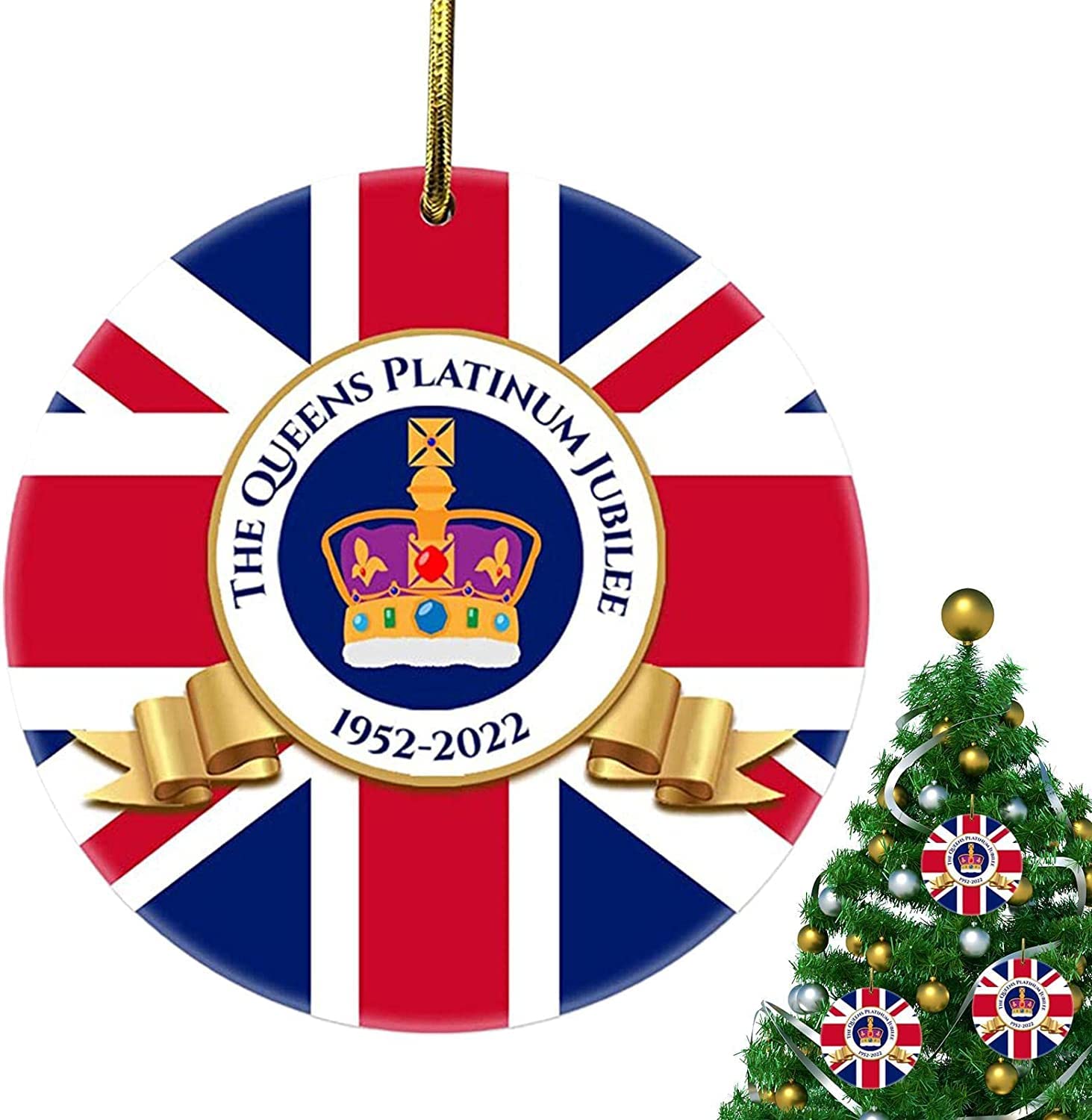 プラチナジュビリー オーナメント イギリス ロンドン クリスマス