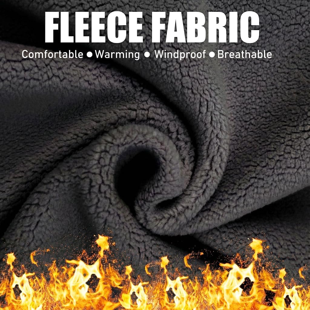 2 Pack Kids Neck Warmer Gaiter Winter Fleece Face Neck Cover Balaclava Cold Weather Face Mask for Boys Girls - Image 2