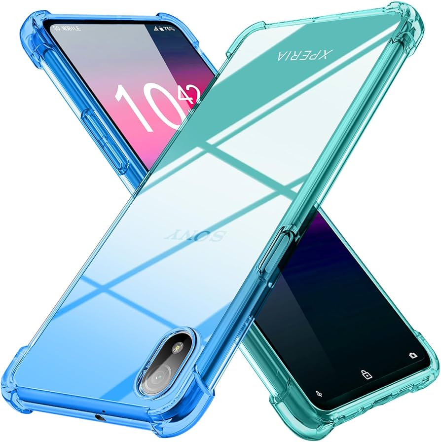 Amazon.co.jp: Xperia ACE III ケース クリア 薄型 グラデーション色