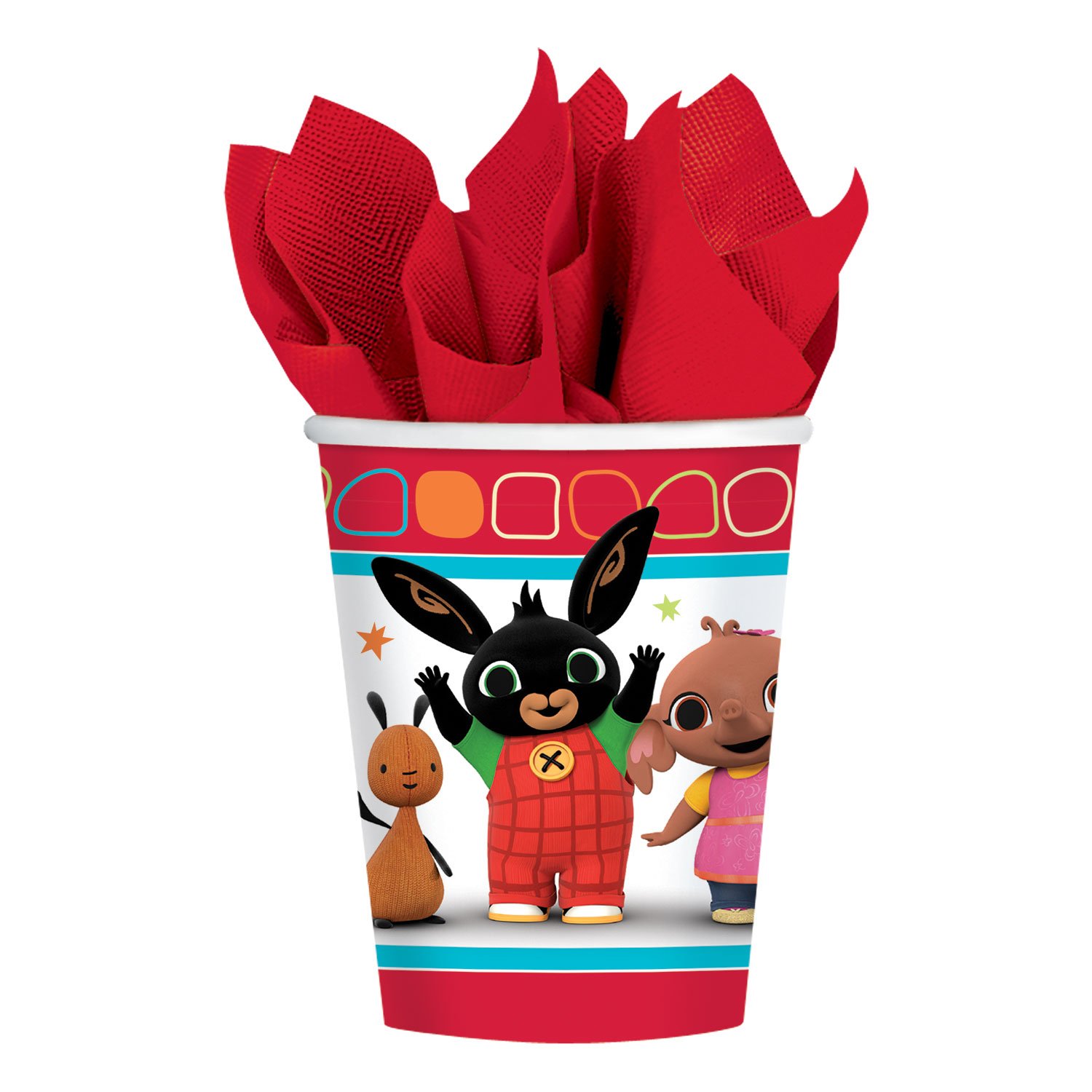 amscan 9901516 - Child Official Licensed Bing Paper Cups 266ml Party Supplies