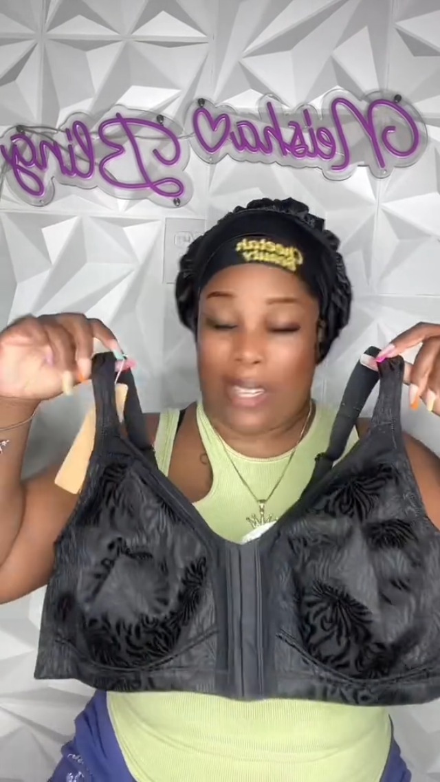 Wingslove Women's Front Closure Minimizer Bra Full Coverage