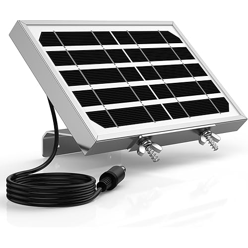 SUNER POWER Waterproof 2W Solar Panel for Chicken Coop Door Opener, Solar Battery Powered Automatic Chicken Coop Door Opener