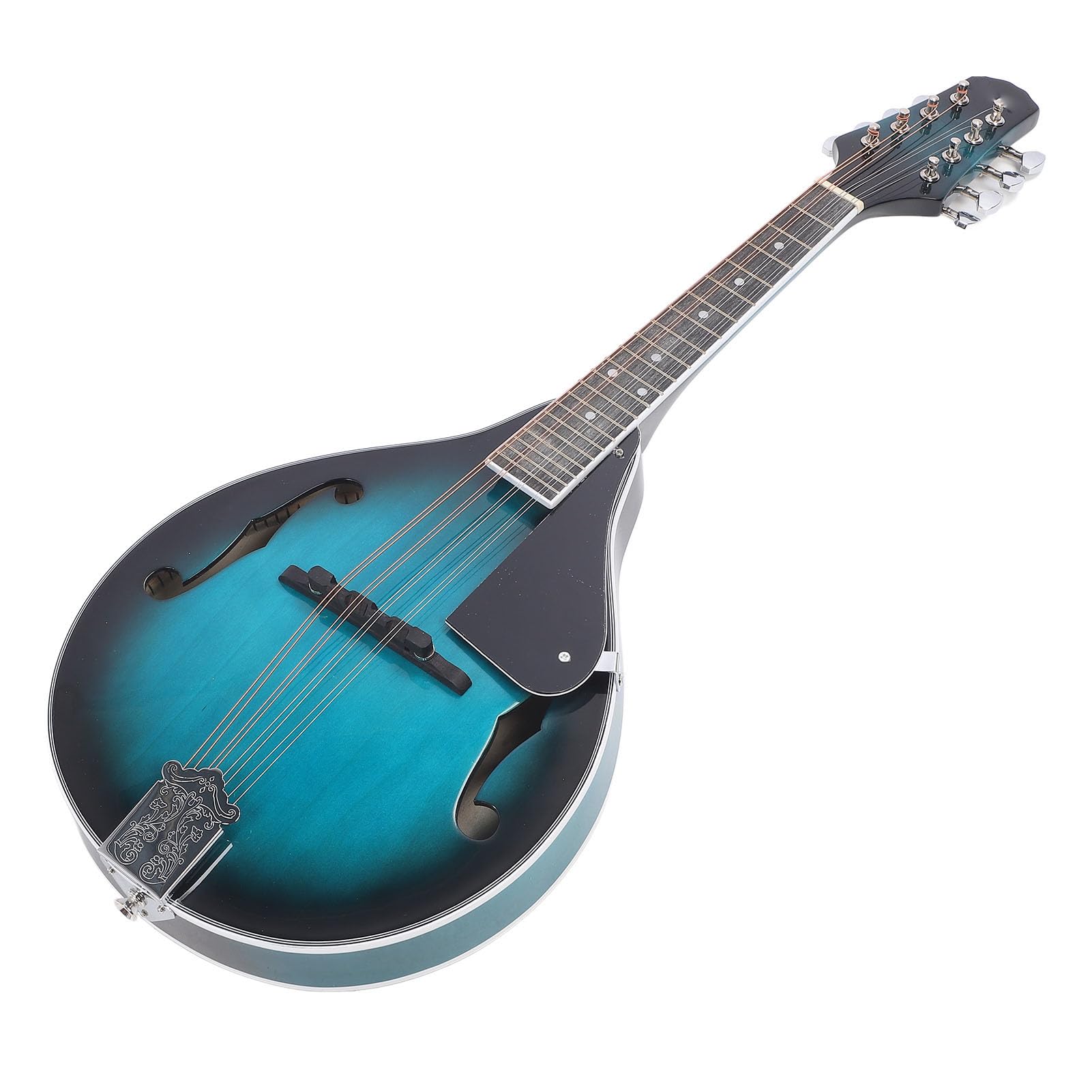 Zestaw Instrumentów Mandolinowych 8 Sznurka Mandolina z Mandoliny z Plamkowatymi Sznurkami i Czyszczeniem dla Początkujących Dorosłych Zielony