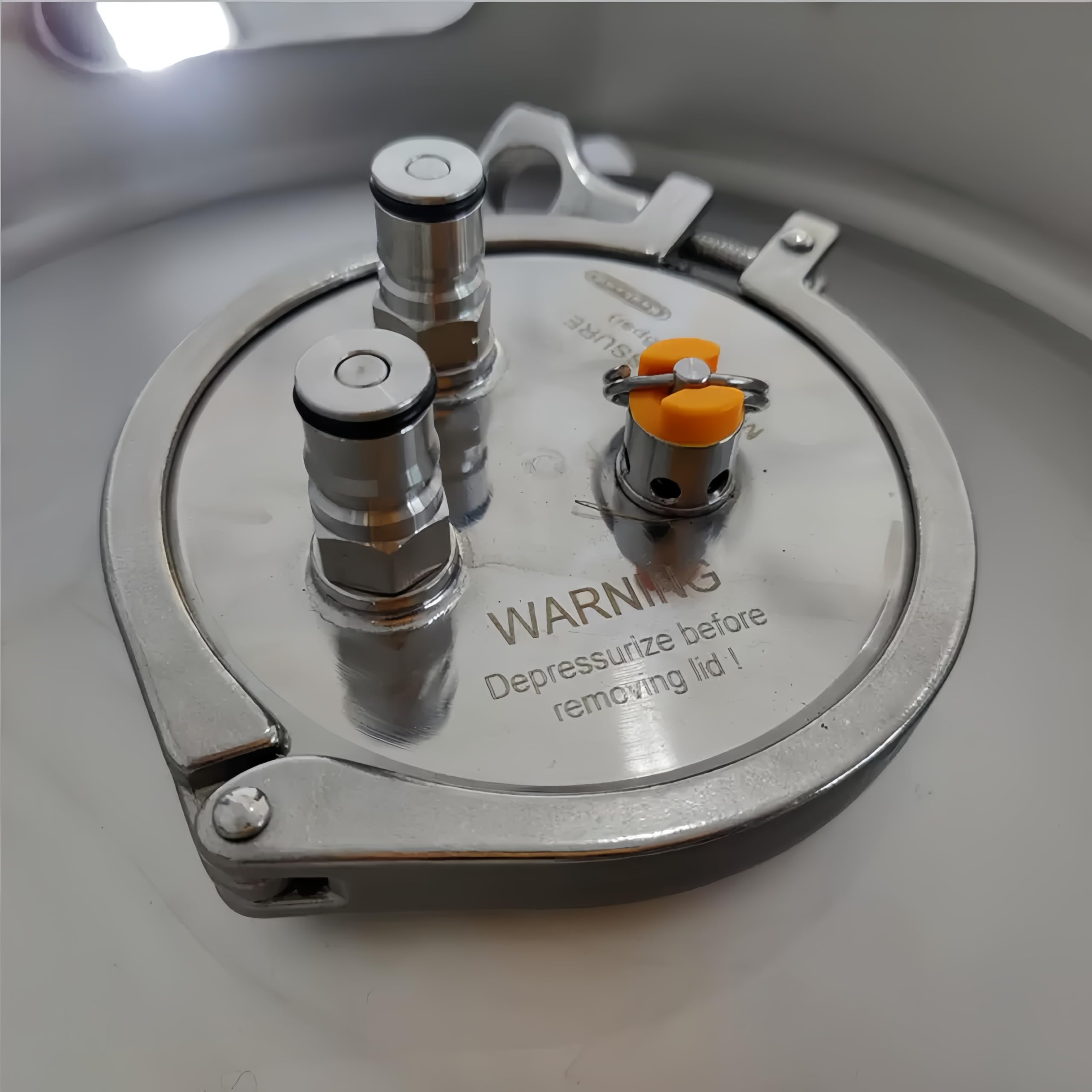 2Pcs Ball Lock Keg Pressure Relief Valve, Corny Keg Pressure Relief Valve, Keg Pressure Relief Valve Ball Lock Couvercle Cornelius Style Kit D'accessoires Pour la Sécurité`(rouge)