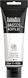 Liquitex Basics Tinta Acrílica, Branco (Titanium White), 118 ml