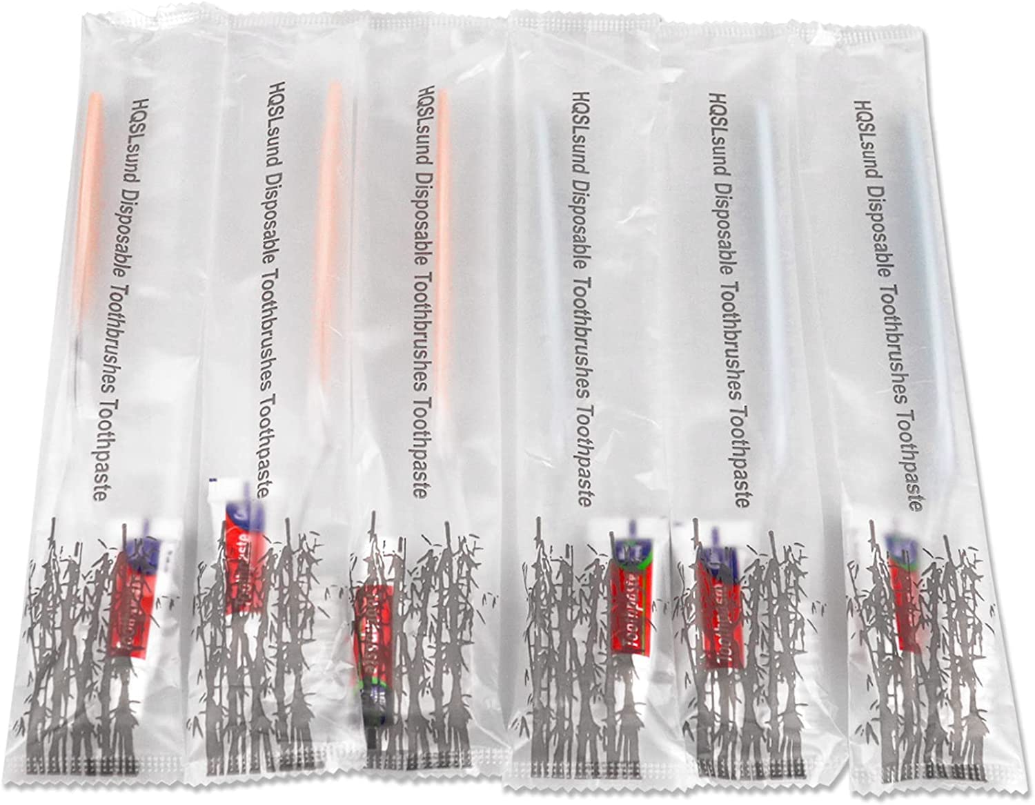 Cepillo De Dientes Desechable, 200 Cepillos De Pasta De Dientes Desechables, Empaquetados Individualmente Para El Equipo Del Baño Del Hotel, Lavado De Campamento De Viaje (200 Piezas)