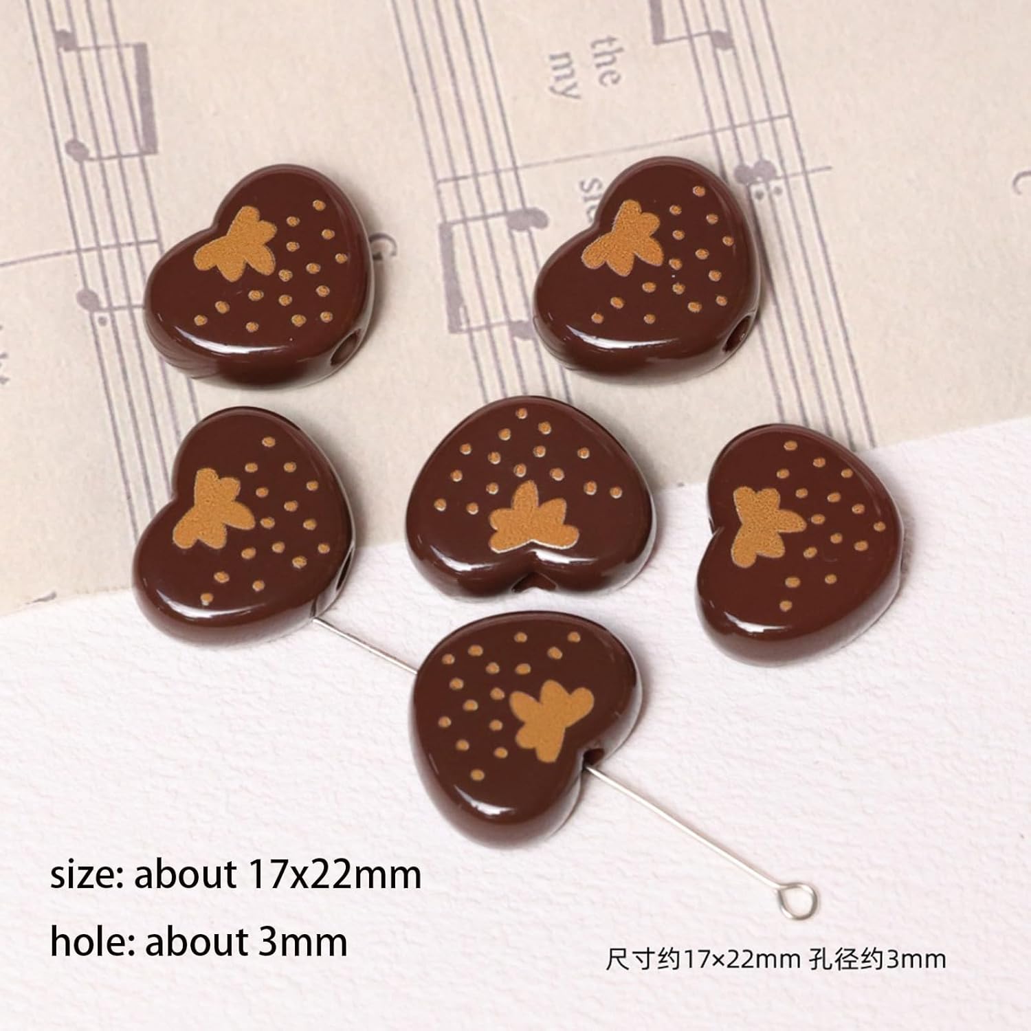 12PCS Acrylic Leopard Beads for Jewelry DIY Bracelet Necklace Earring Crafts Bag Keychain Decoration - Image 6