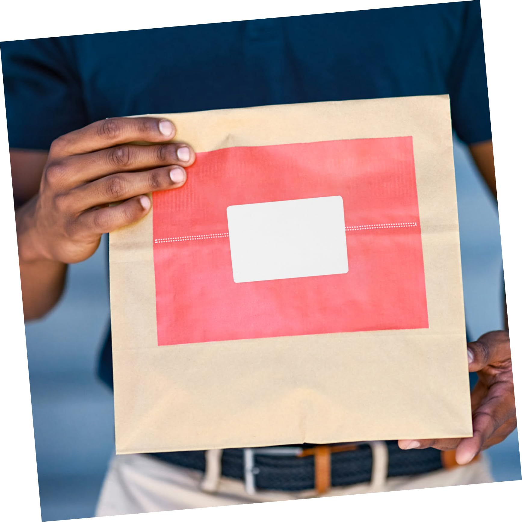 Étiquette Adhésive Blanche en Rouleau 3000 Feuilles, Papier Couché
