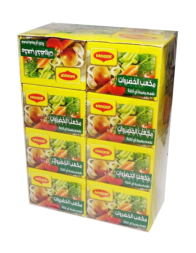 Maggi Vegetable Stock Cubes Flavor Flavored Cube Bouillon