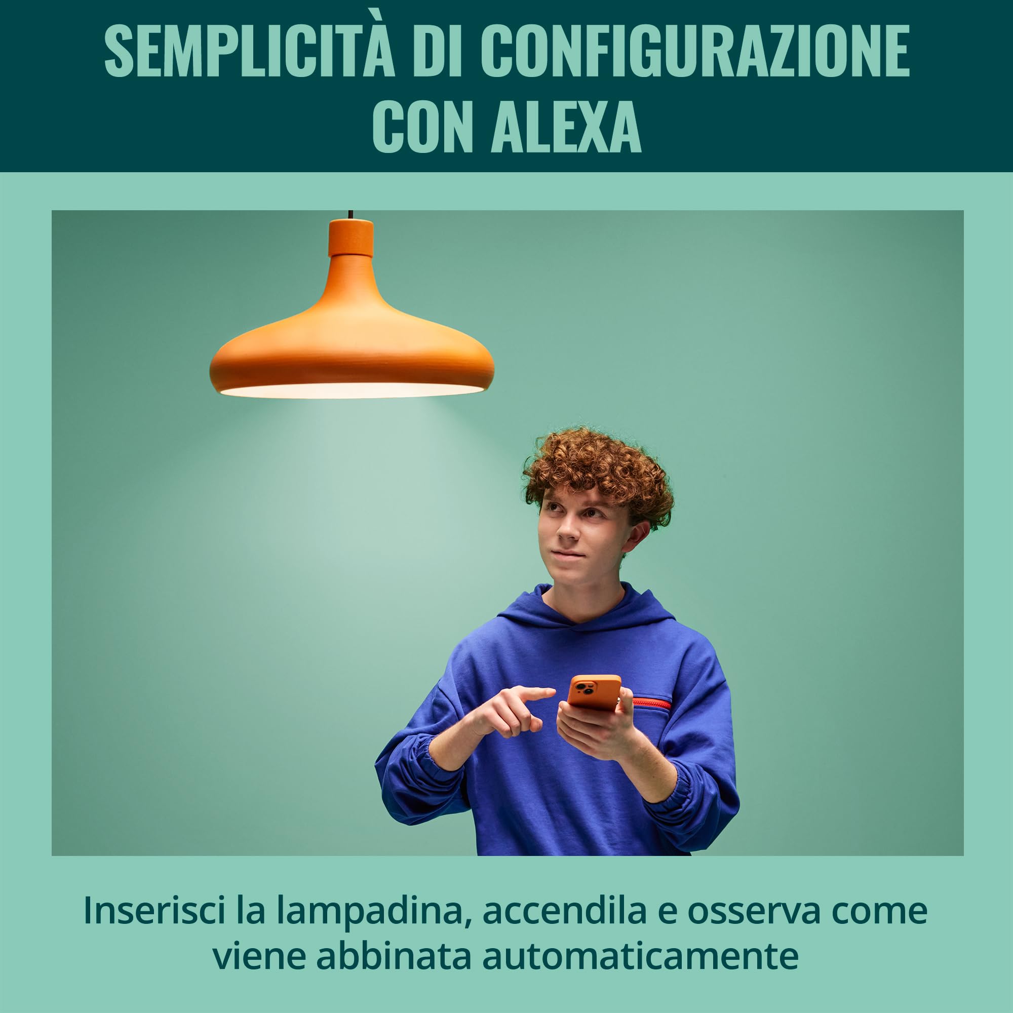 WiZ Lampadina Smart LED A60, a colori e bianco Regolabile, attacco E27, equivalente 60 W, 806 lumen, intensità regolabile, compatibile con Alexa, Google Assistant e Apple Home, conf. da 4