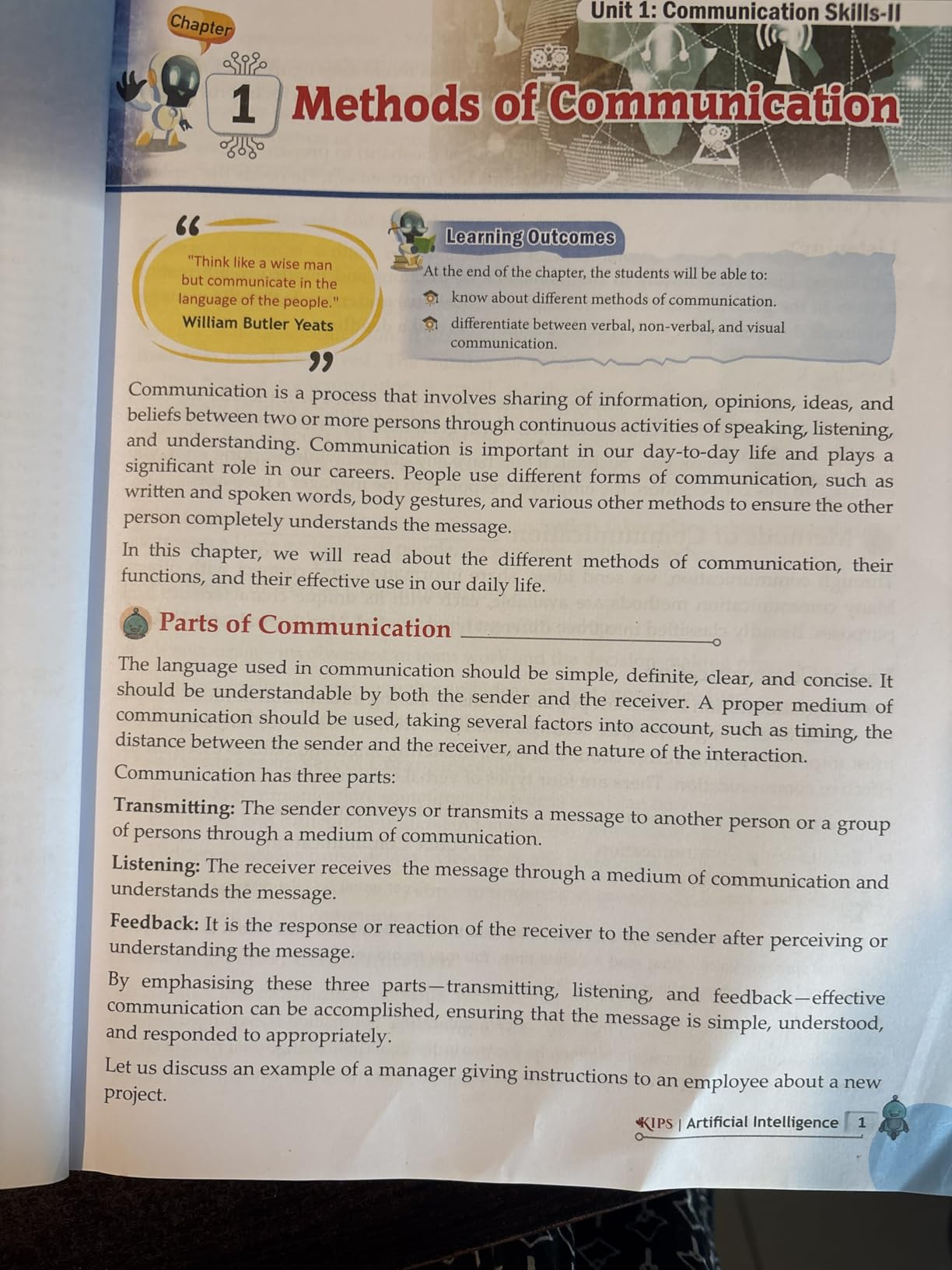 KIPS ARTIFICIAL INTELLIGENCE SKILL COURSE SUBJECT CODE 417 CBSE CLASS ...