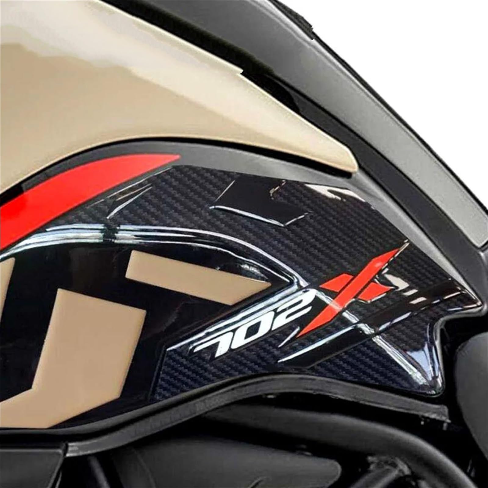 Adesivi per paraserbatoio Adesivi per Moto Protezione Serbatoio per Benelli TRK 702X 2024 TRK702X Adesivo Protettivo per Serbatoio Carburante Olio Benzina Decalcomanie(X1)