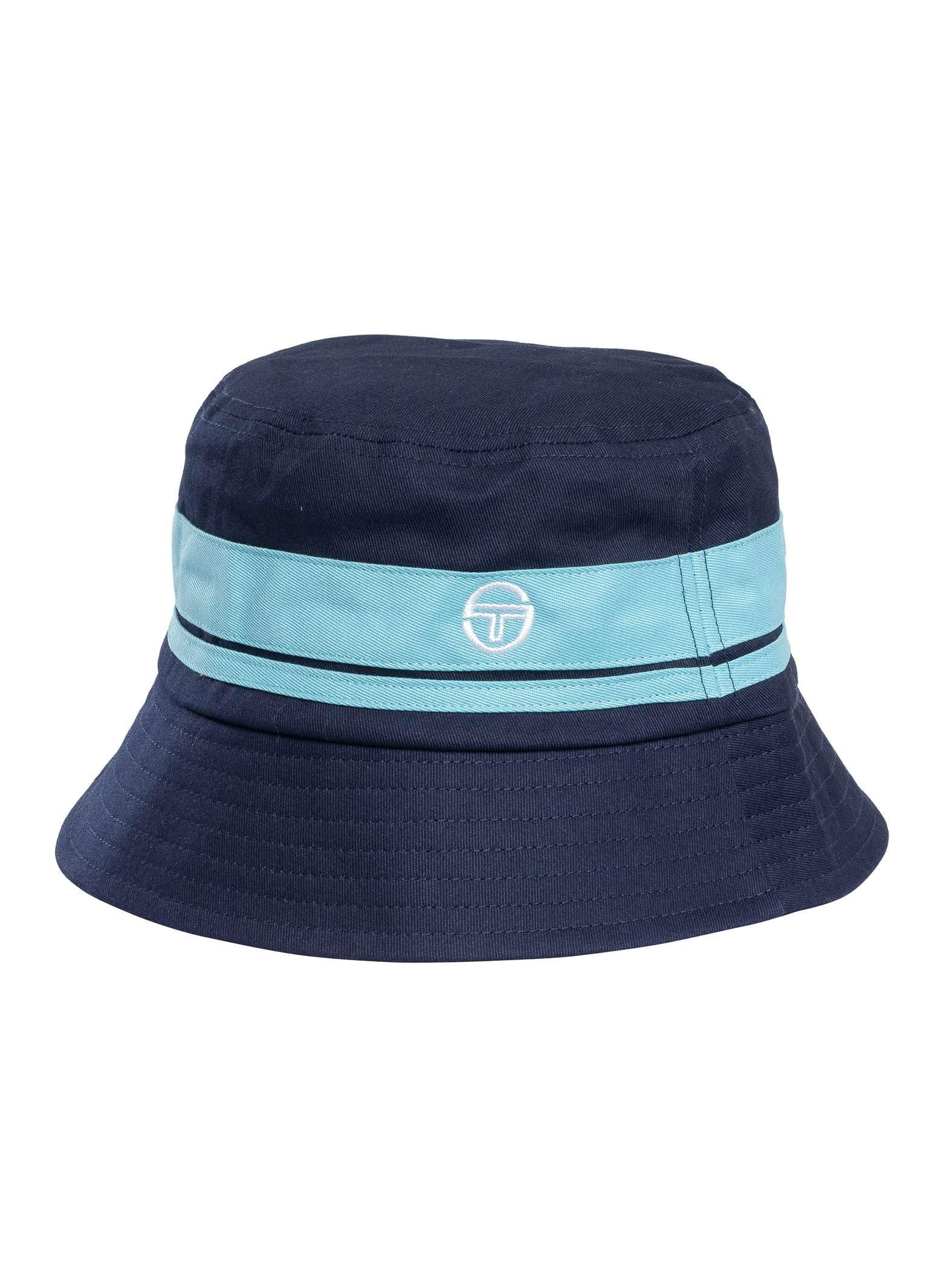 Sergio Tacchini Men's Newsford Bucket Hat, Maritime Blue/Baltic Sea, One Size